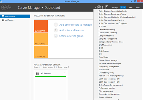 active directory remote management tools windows 10