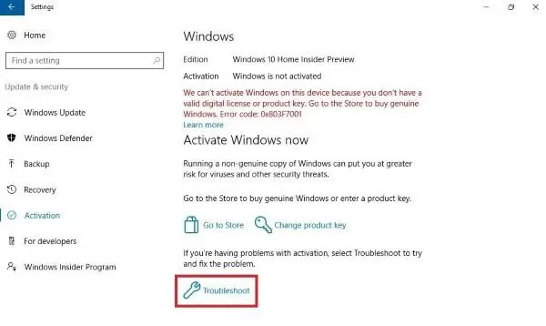 Windows 10 Activation Troubleshooter Will Fix Activation Problems