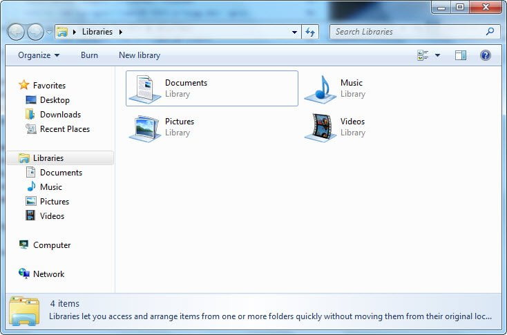 Make Explorer Open Computer Folder Instead Of Libraries In Windows 7