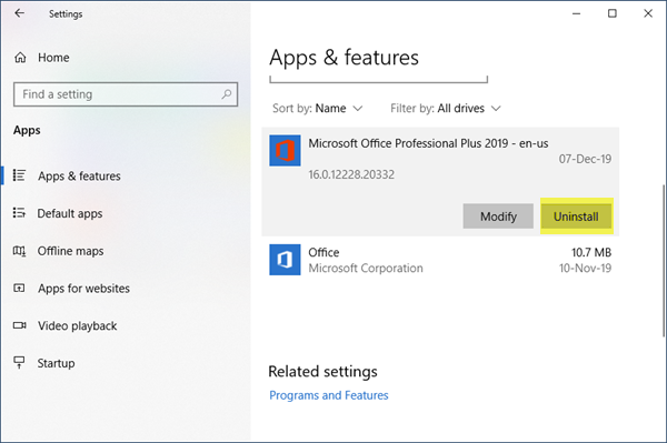 How to uninstall Office 365 or Microsoft Office in Windows 11/10