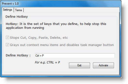 Prevent Cut  Paste  Copy  Delete  Re naming of files   folders in Windows - 5