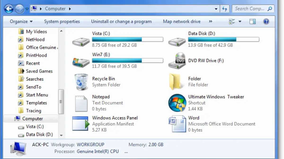 Is file. Windows Vista мой компьютер. Папка Windows 7. Окно мой компьютер Windows 7. Папка мой компьютер в Windows 7.