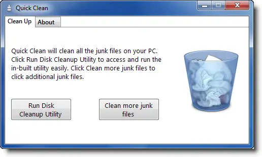 how to delete junk files in windows 7 using run