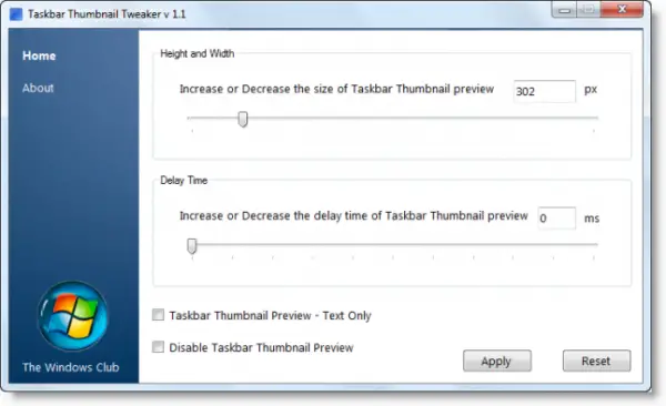how to stop preview on windows 7 taskbar