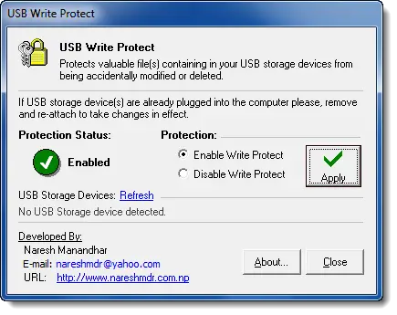 write protected usb format tool