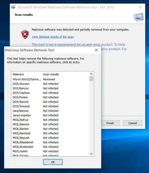 microsoft malicious software removal tool running reddit