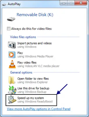 how to use usb device for ready boost