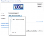 how to adjust monitor resolution windows 10