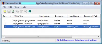 foxmail password recovery