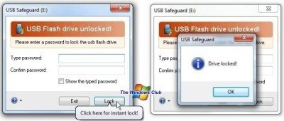 lock usb drive with password