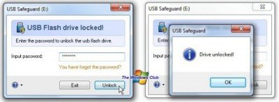 secure pen drive with password