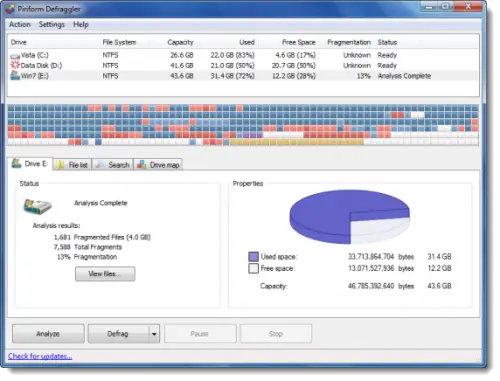what is the best free disk defrag program