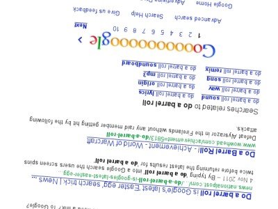 If you type do a barrel roll into your google search, the whole page will  spin. #Trivia #triviaThursday #webdes…