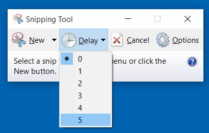 location of snip tool windows 10
