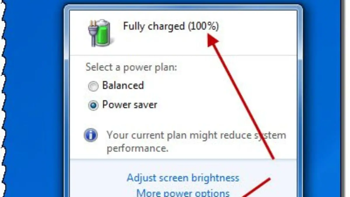 Laptop Battery Indicator Icon Showing Empty In Spite Of Being Full