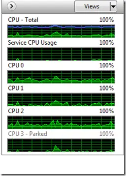 Disable CPU Core Parking