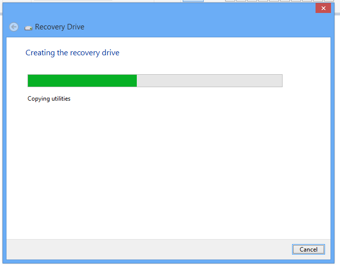 we can t create recovery drive on this pc windows 11