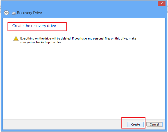 windows 11 10 how to create and use windows recovery drive