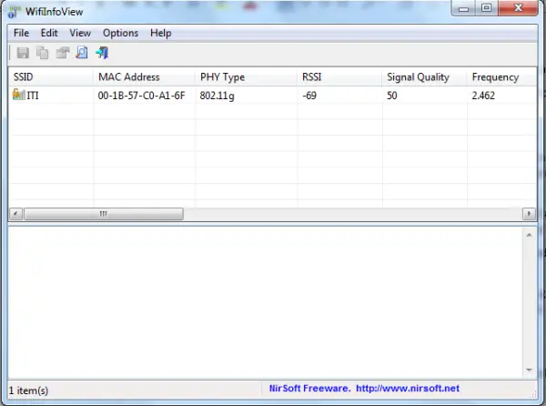 WifiInfoView 2.90 instaling