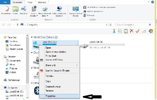 windows 8 temporary folder backup folder