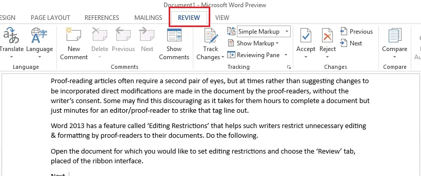 remove mailings tab from ribbon word 2016