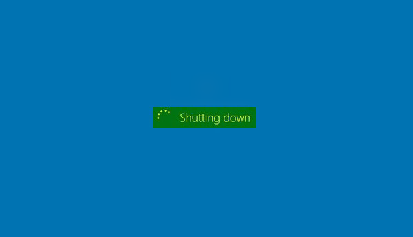 shut down computer