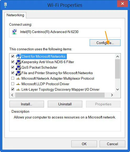 how to activate wifi in windows 8
