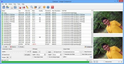 Bulk Optimize, Compress Images upto 90% with Caesium Image Compressor