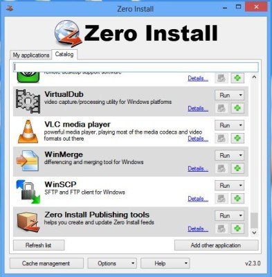Zero Install 2.25.1 download the last version for mac
