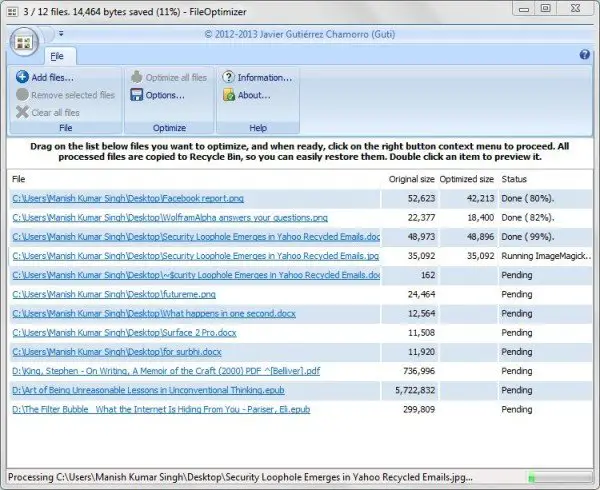 download File Optimizer 16.30.2781