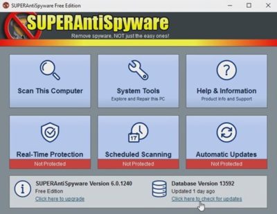 SuperAntiSpyware Professional X 10.0.1256 download the last version for windows