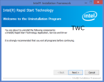 Настройка intel rapid start technology