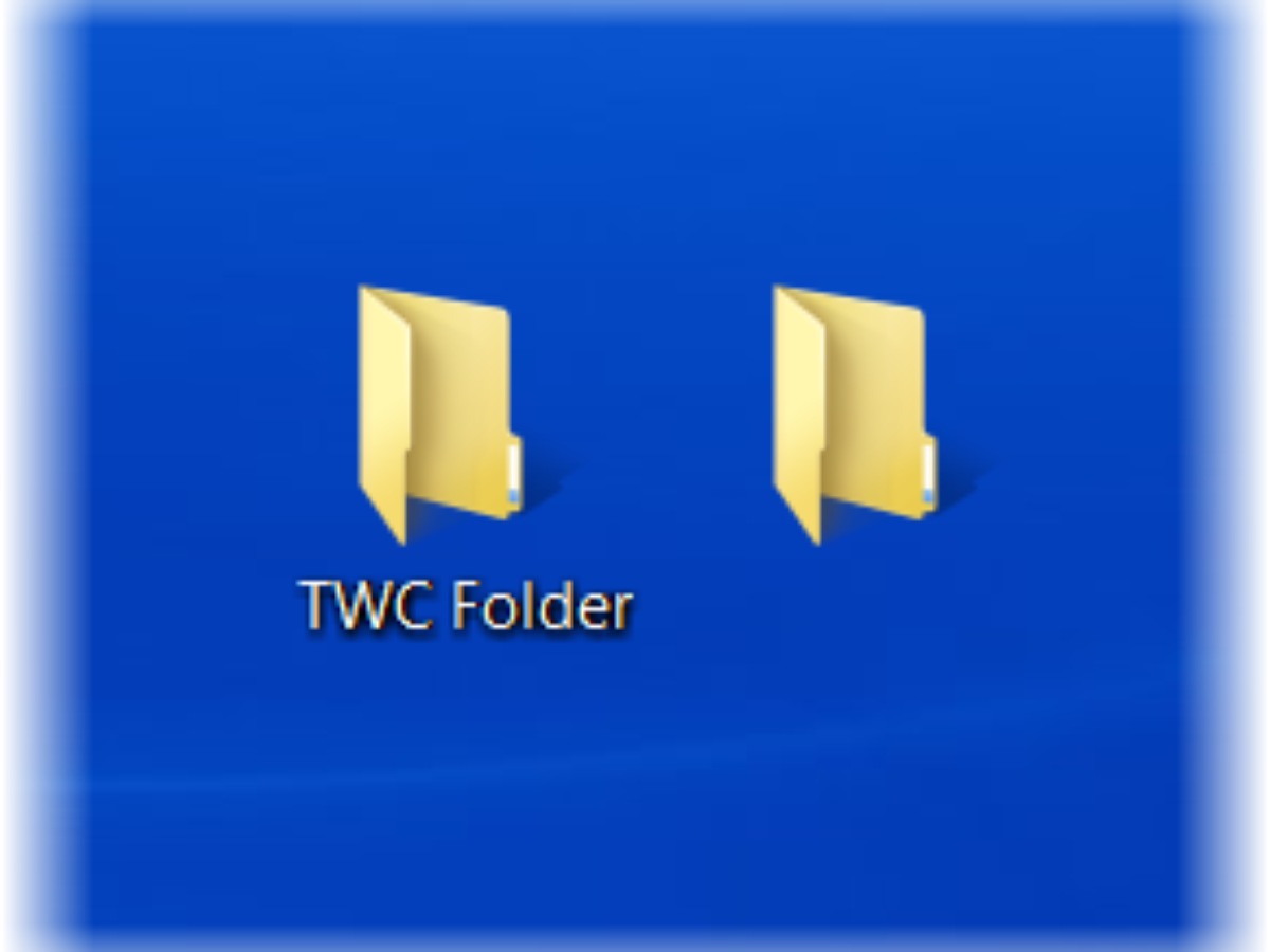 how to make a folder without name