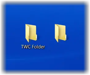 create blank folder names