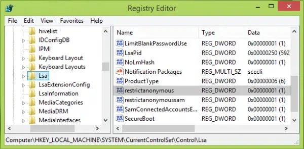 Deny logon locally registry key windows 7
