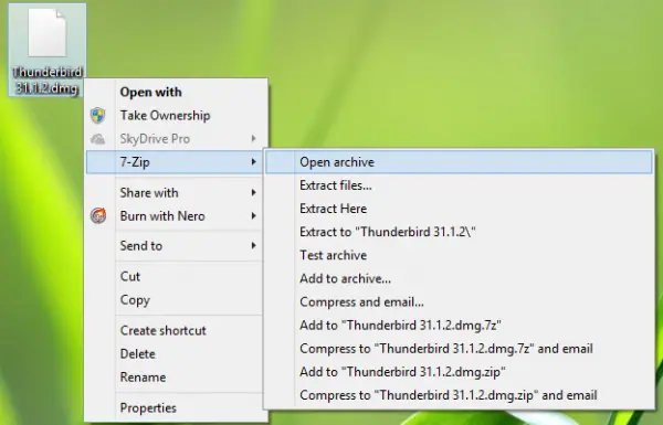 Free dmg file opener for windows 7