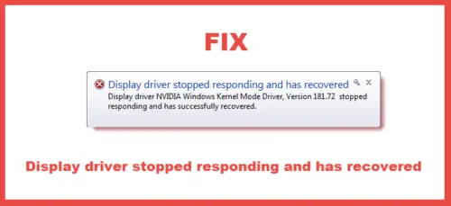 windows 10 how to fix display driver stopped responding