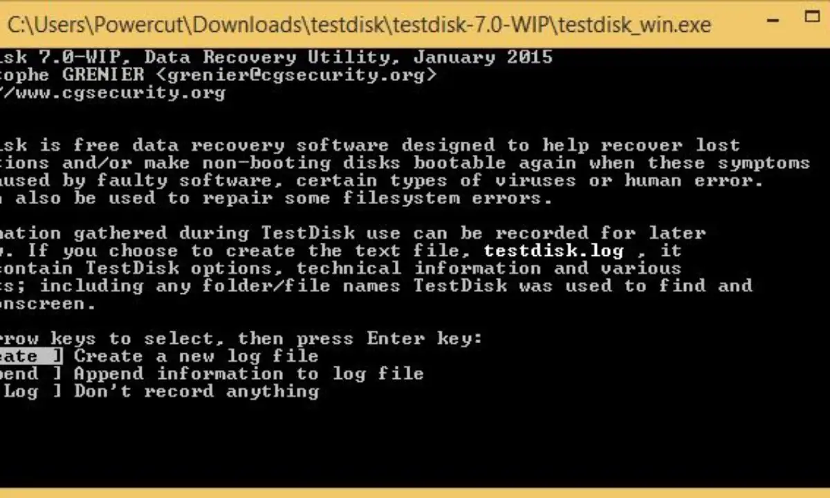 Testdisk Free Partition Recovery Software For Windows Systems