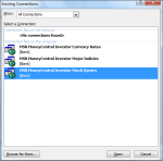 Как добавить подключение msn moneycentral investor stock quotes в excel если его нет