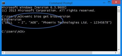 How to check BIOS version in Windows 11/10