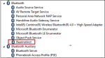 bluetooth not showing in device manager