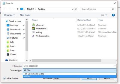 windows batch file rename save file according to date