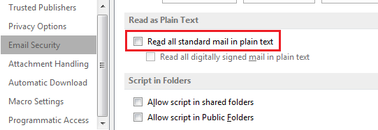 Outlook Plain Text Email Doctorkop