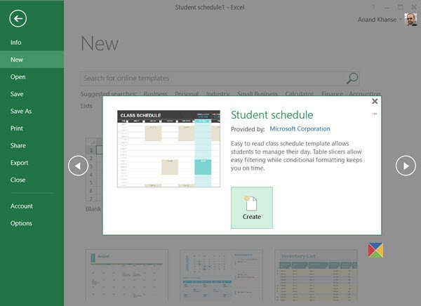 Share Excel workbook