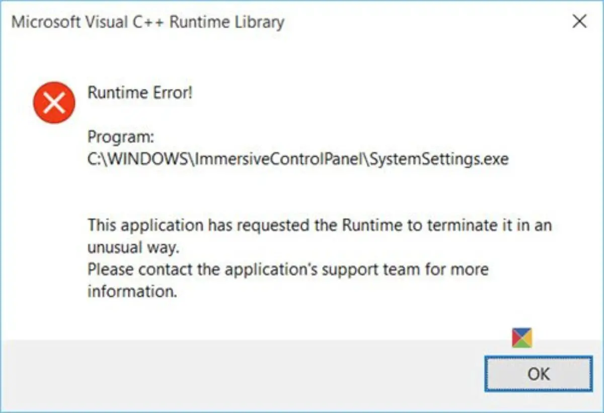 This Application Has Requested The Runtime To Terminate It