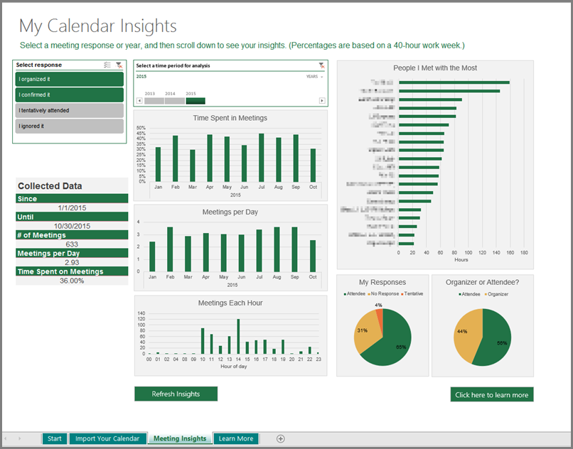 How To Save Calendar Insights Workbook In Excel