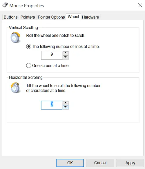 mouse wheel zooms instead of scrolls windows 10