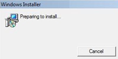 Installer keeps popping or starting, to