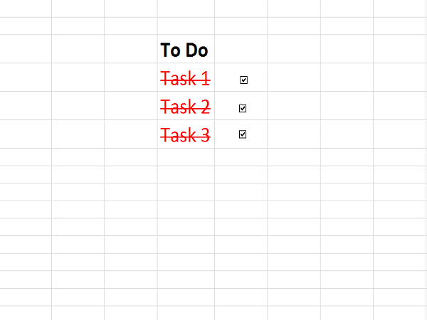 How To Create Or Add A Checklist In Excel