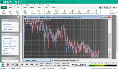 NCH WavePad Audio Editor 17.80 free instals